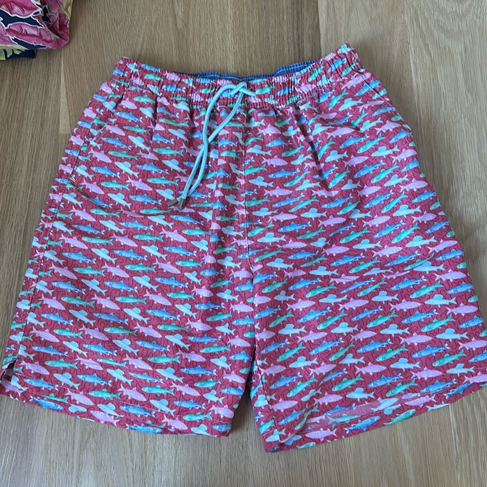 Peter Millar men’s bathing suit- size large - fish pattern
